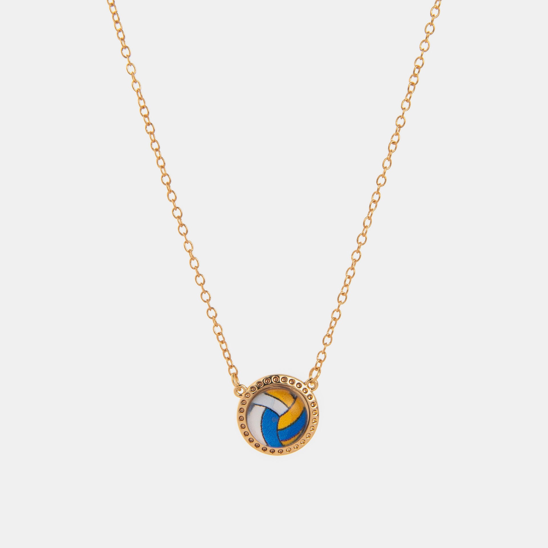 Sporty Element Resin Necklace - felvior