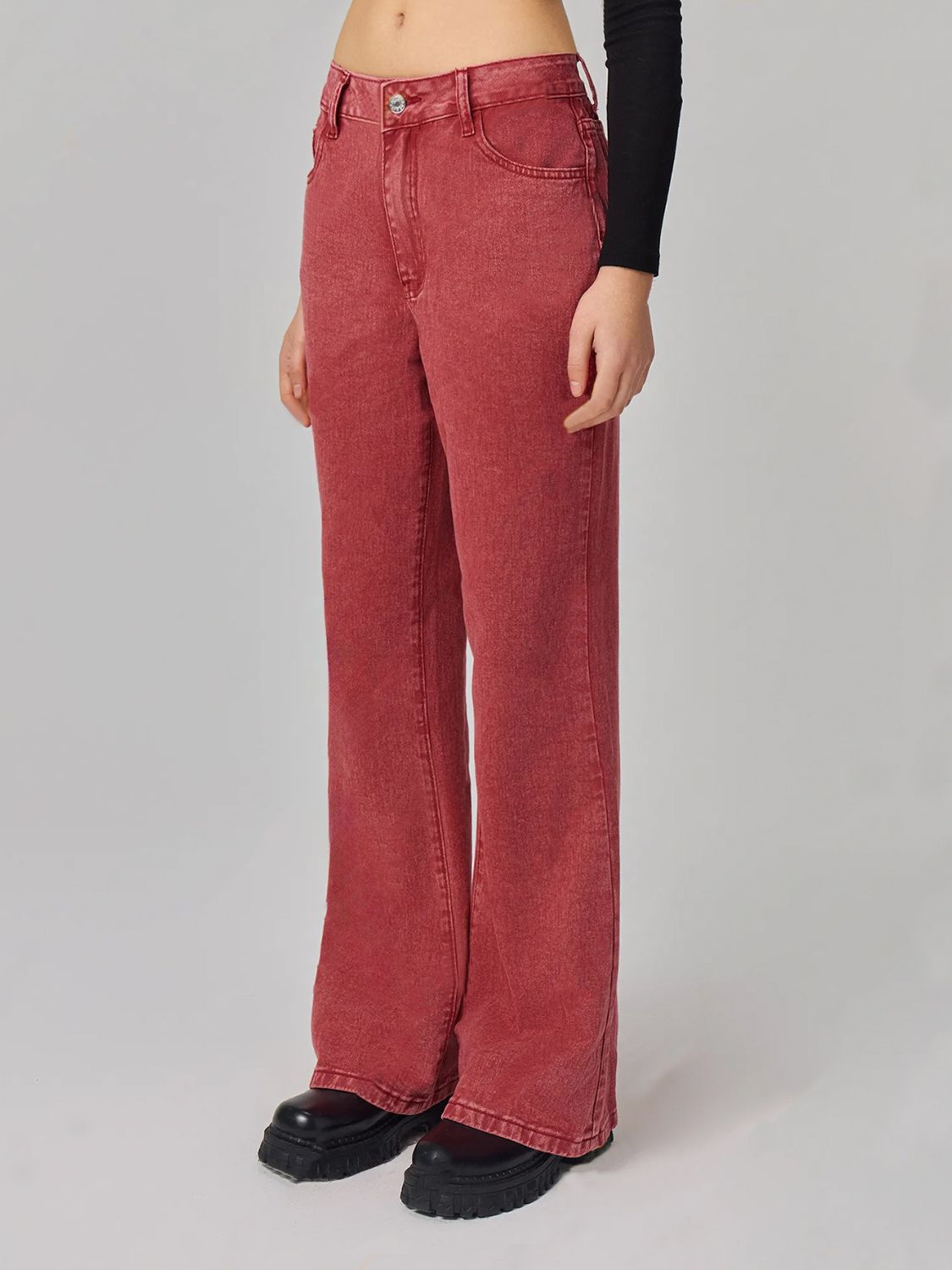 Bootcut Jeans with Pockets - felvior