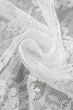 Lace Elastic Waist Maxi Skirt