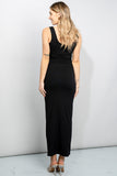 Zenana Scoop Neck Sleeveless Maxi Dress - felvior