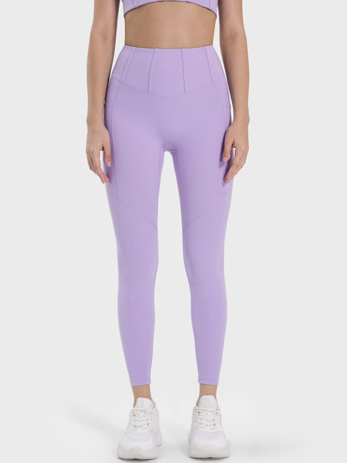 Millennia Pocketed High Waist Active Leggings - felvior