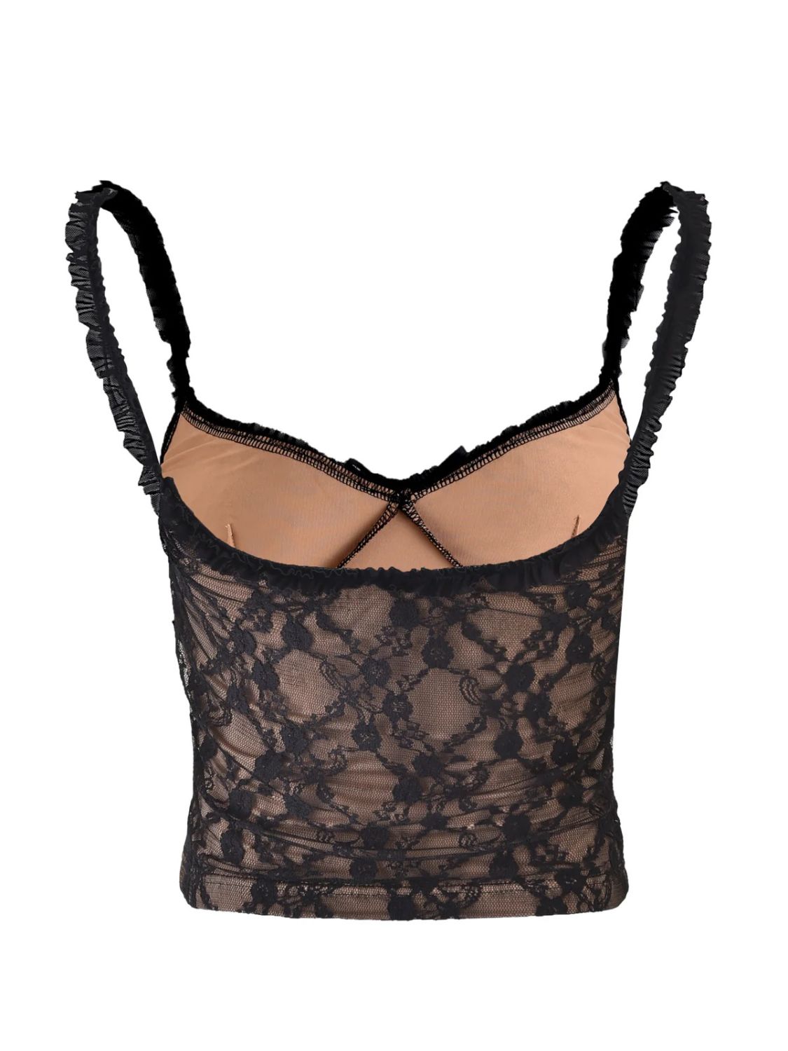 Lace Sweetheart Neck Cami - felvior