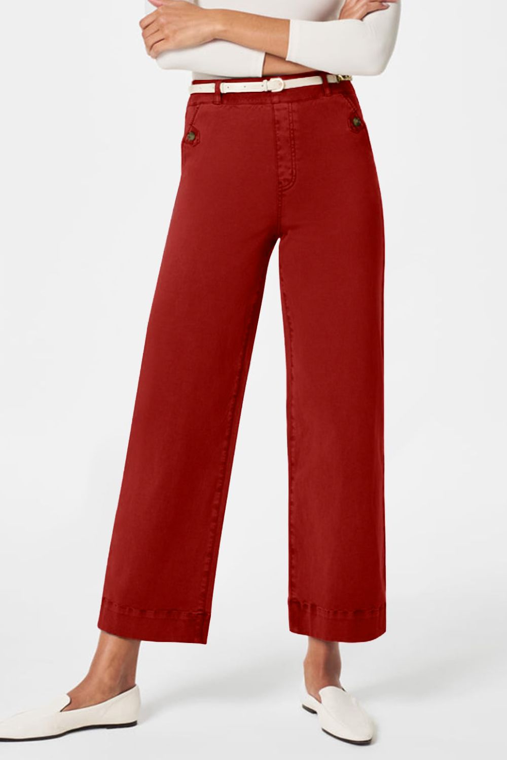 High Waist Jeans with Pockets - felvior