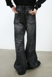 Men's Wide Leg Jeans with Pockets - felvior