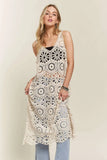 ADORA Crochet Cover-Up Tunic Top