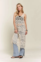 ADORA Crochet Cover-Up Tunic Top