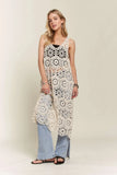 ADORA Crochet Cover-Up Tunic Top