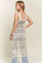 ADORA Crochet Cover-Up Tunic Top