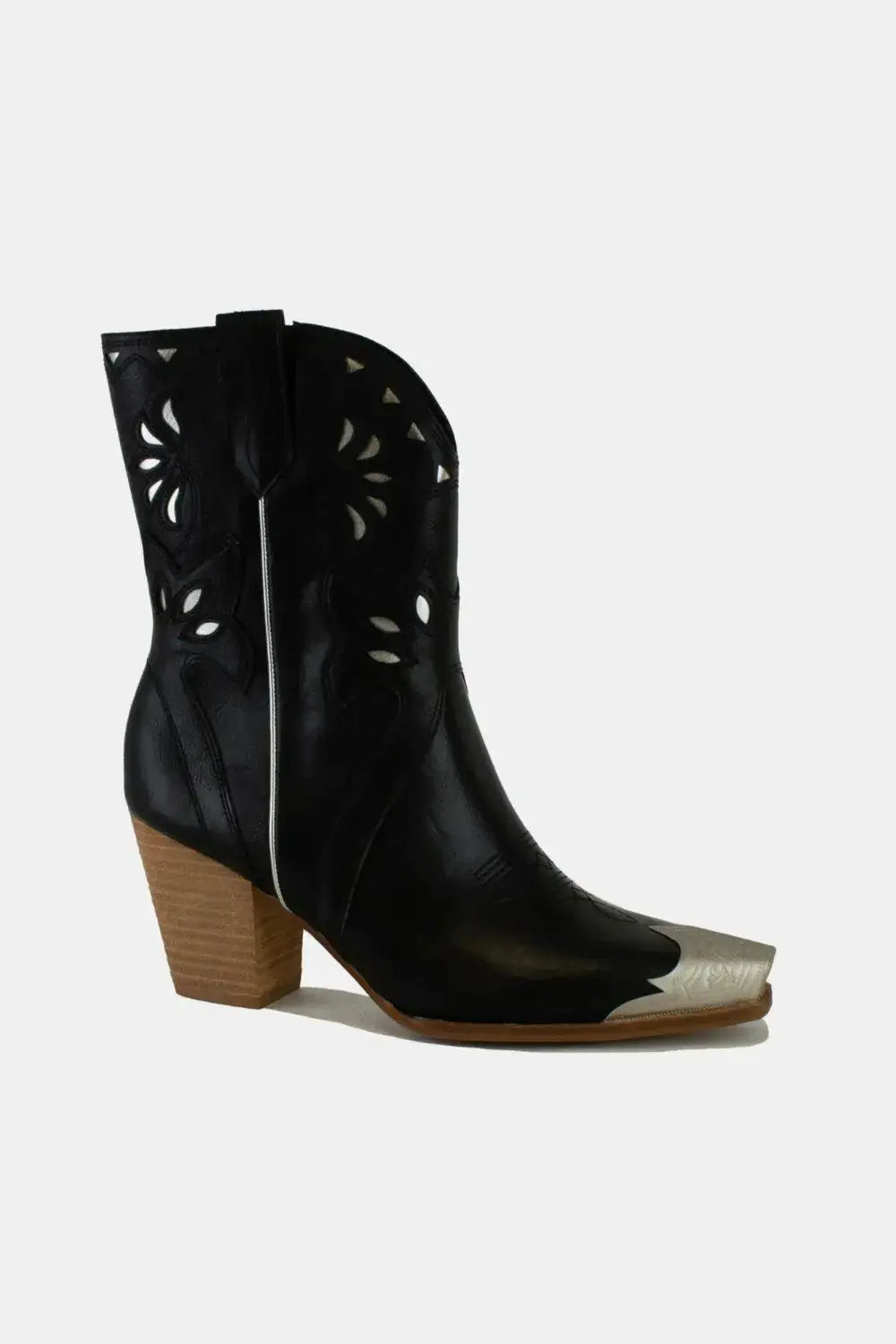 Beast Fashion Cut-Out Floral Embroidery Boots Image principale du produit