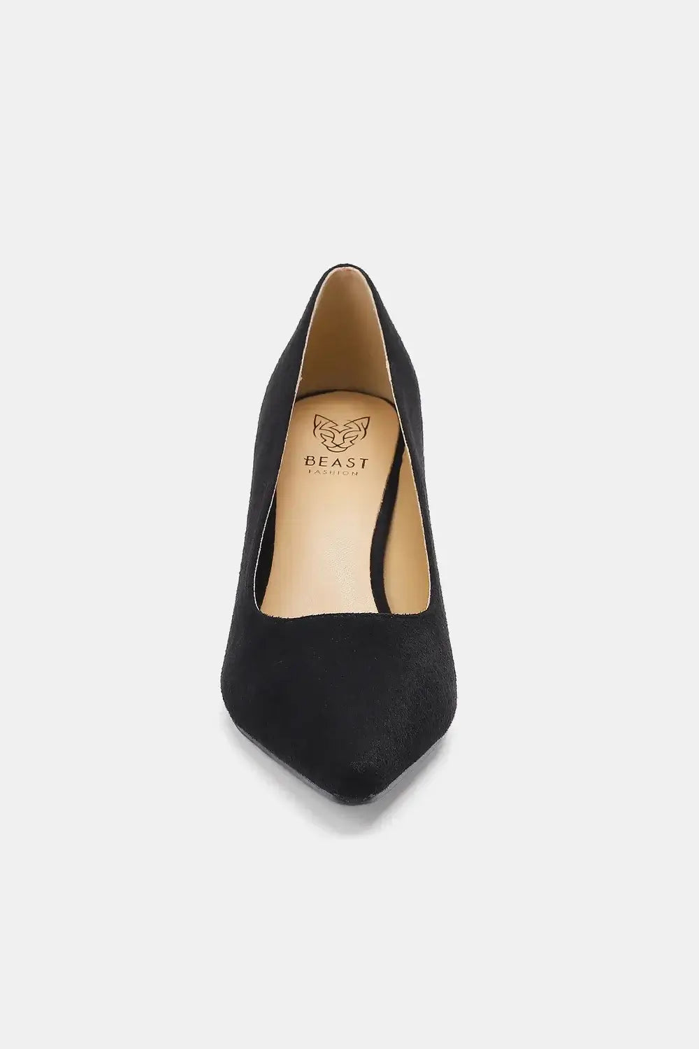 Beast Fashion Faux Suede Point Toe Pumps