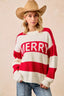 BiBi Christmas Merry Lettering Sweater