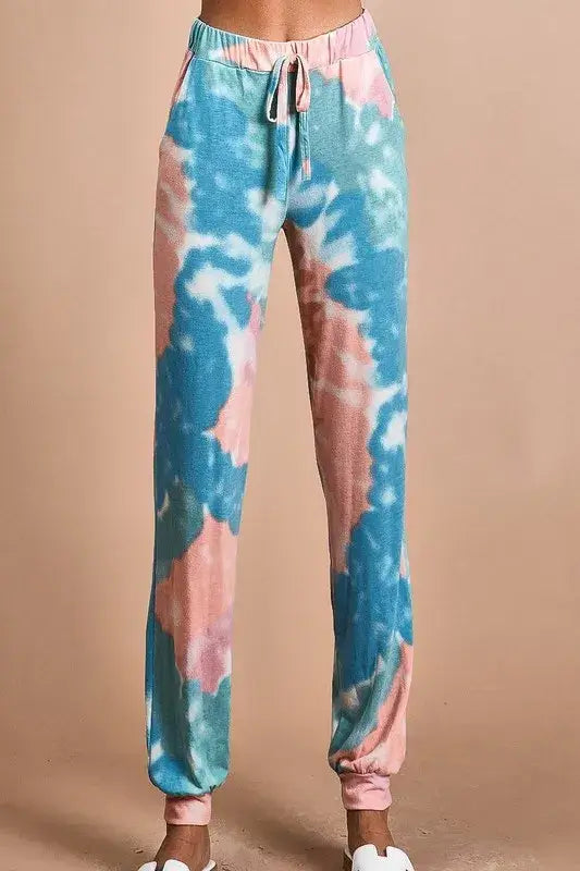BiBi Tie Dye French Terry Jogger Pants Image principale du produit