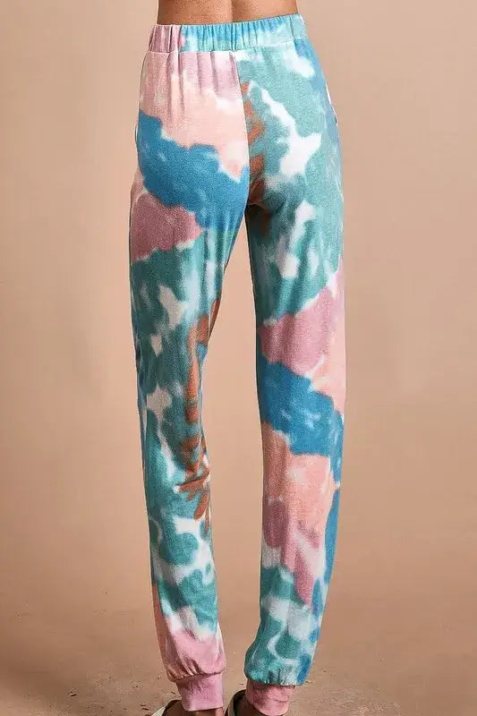 BiBi Tie Dye French Terry Jogger Pants