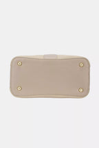 David Jones Leather Trim Shoulder Bag