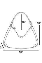 Fame Braided Handle Rectangular Straw Hand Bag