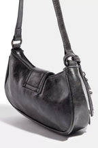 Fame Triple Belt Faux Leather Hand Bag
