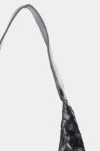 Fame Woven Faux Leather Tote Bag