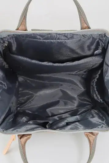 Himawari Waterproof Design Arcuate Shoulder Strap Backpack Bag with Handles