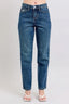 Judy Blue Full Size High Waisted Rigid Magic Non-destroy Straight Leg Jeans Plus Size