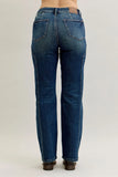 Judy Blue Full Size Seam Detail Straight Leg Jeans Plus Size