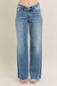 Judy Blue Full Size V - Front Baggy Jeans Plus Size