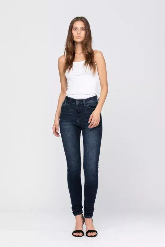 Judy Blue High Waist Washed Skinny Jeans