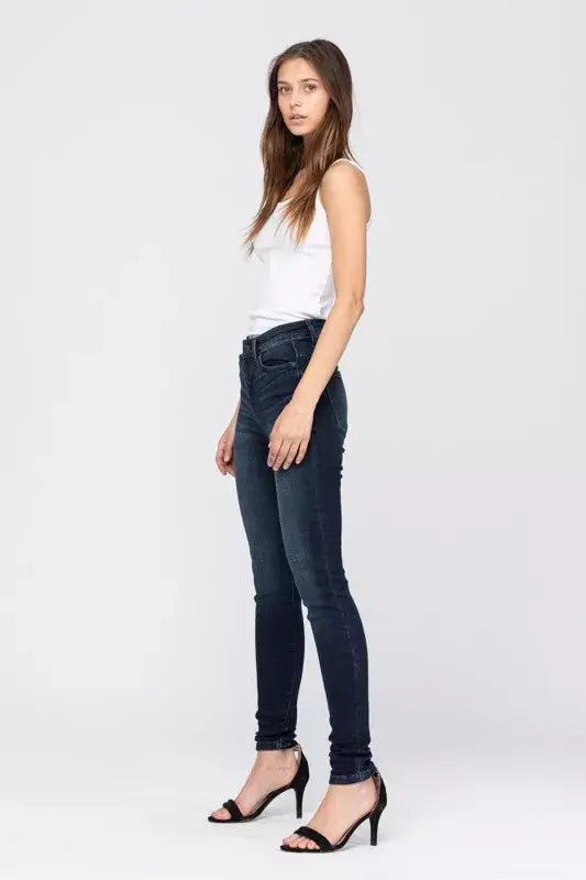 Judy Blue High Waist Washed Skinny Jeans