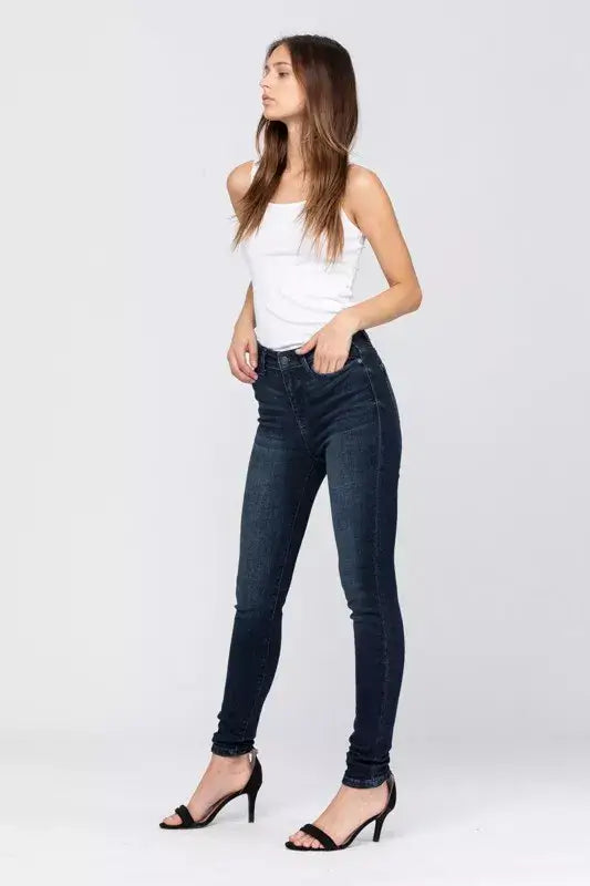 Judy Blue High Waist Washed Skinny Jeans