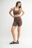 MONO B Venice Cloud Light Sculpt Biker Shorts
