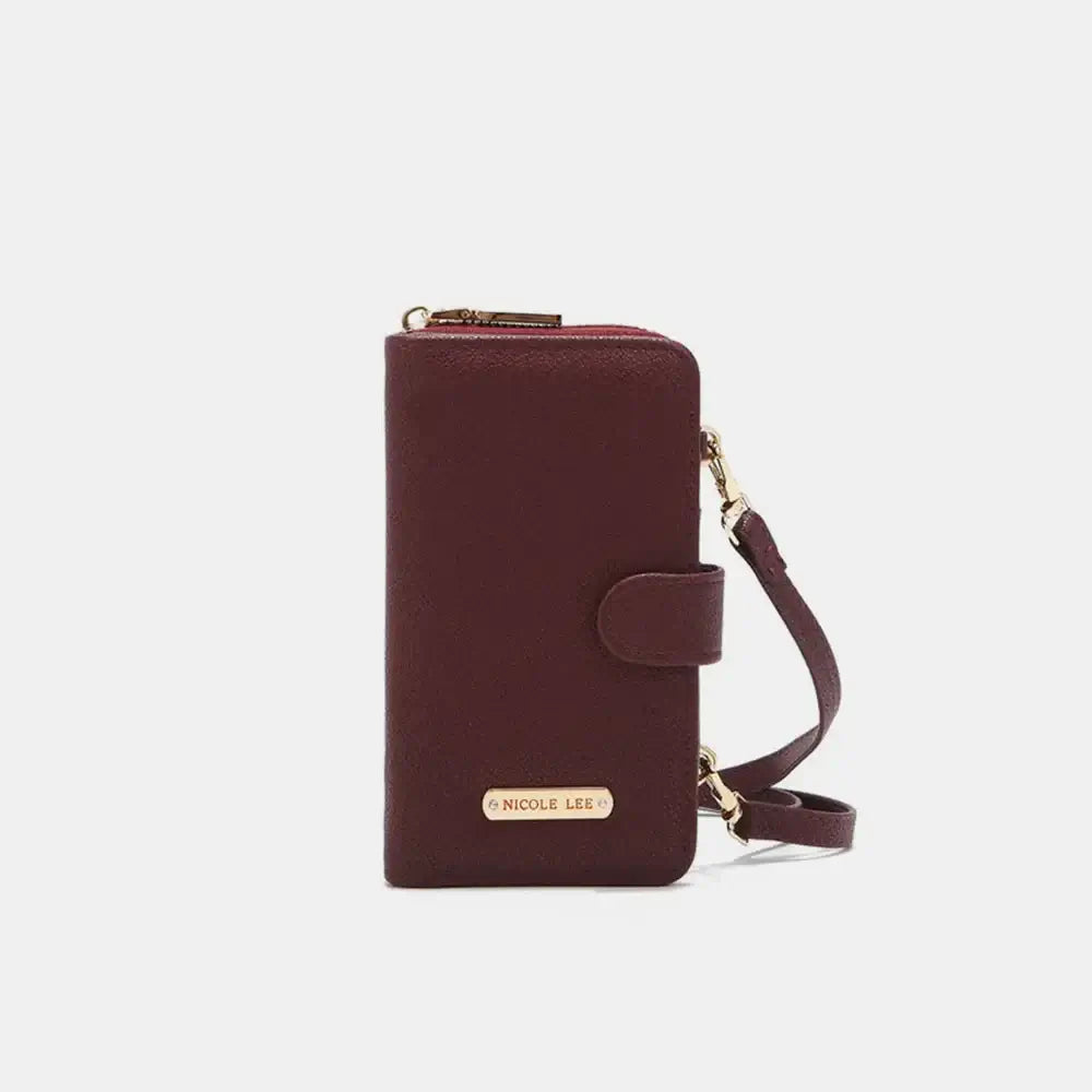 Nicole Lee USA 2 Piece Phone Case Crossbody Wallet
