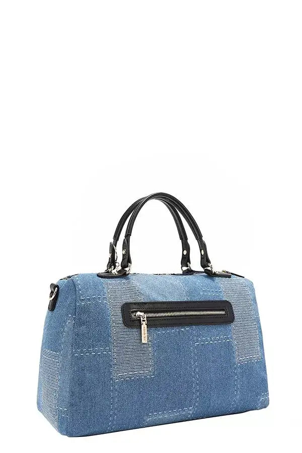 Nicole Lee USA Bosque De Amor Denim Boston Bag