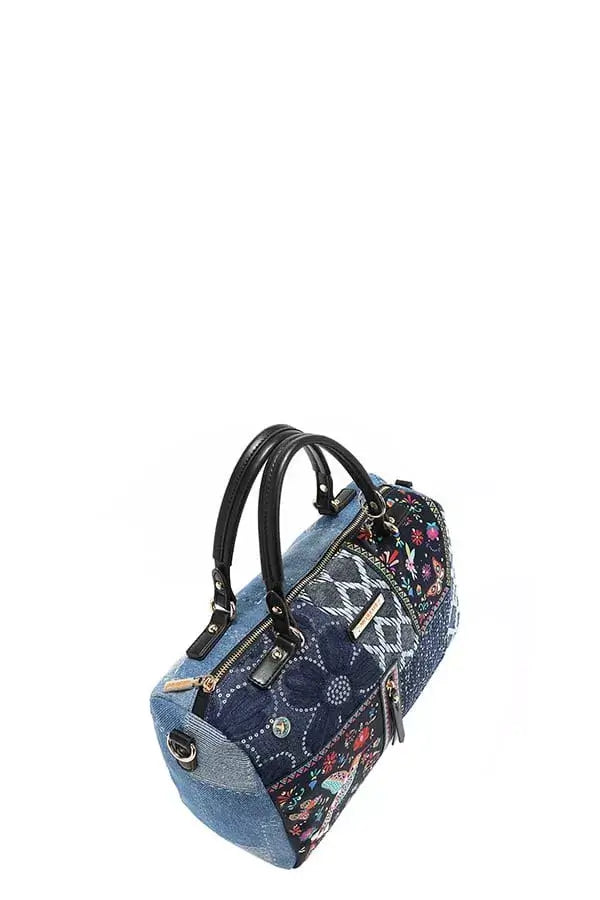 Nicole Lee USA Bosque De Amor Denim Boston Bag