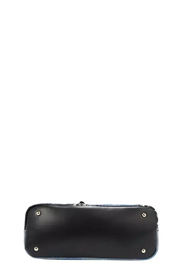 Nicole Lee USA Bosque De Amor Denim Shopper Bag