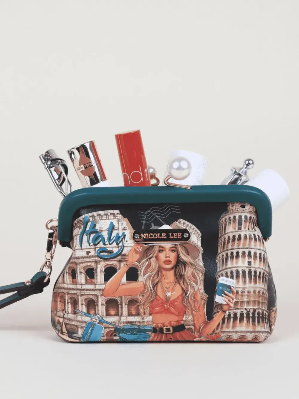 Nicole Lee USA Chelsea Pearl Kiss-Lock Coin Purse Image principale du produit