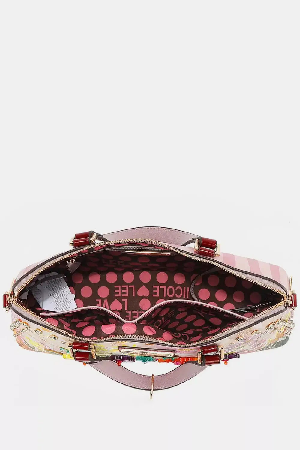 Nicole Lee USA Dreams Blossom Nicole Lee Dome Handbag