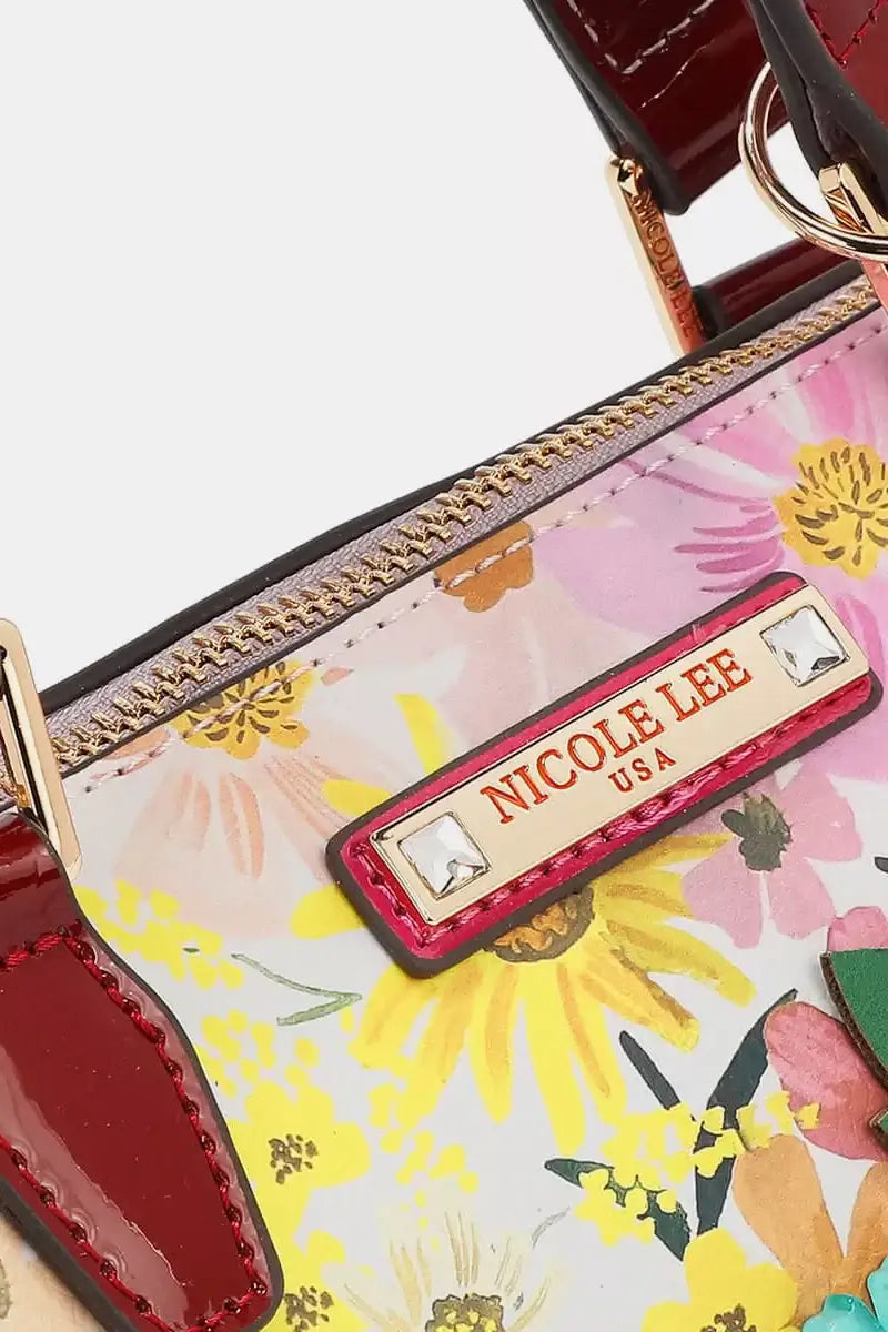 Nicole Lee USA Dreams Blossom Nicole Lee Dome Handbag