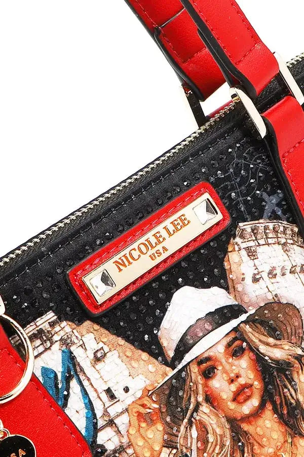 Nicole Lee USA Martha Travels Italy - Dome Satchel