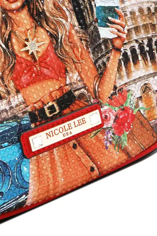 Nicole Lee USA Martha Travels Italy Shoulder Bag