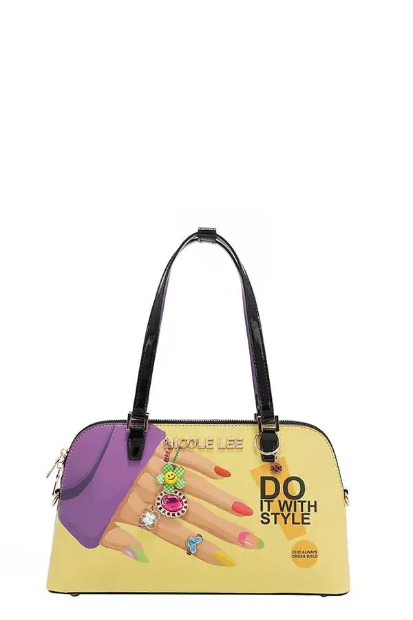 Nicole Lee USA Nail Polish Dome Shoulder Bag Image principale du produit