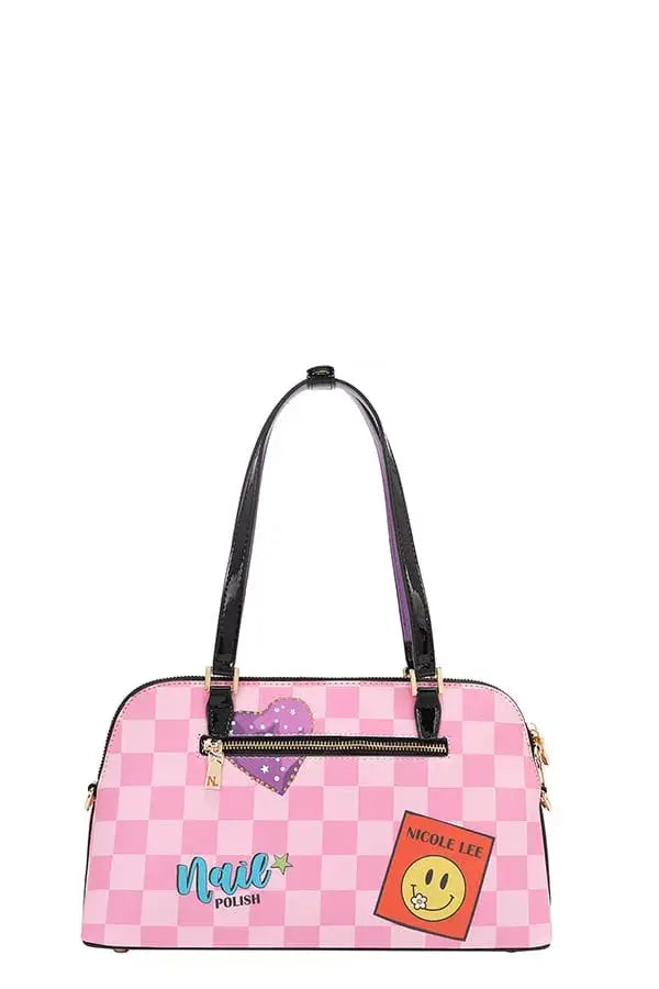 Nicole Lee USA Nail Polish Dome Shoulder Bag