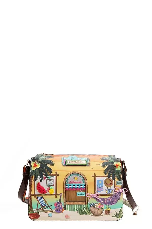 Nicole Lee USA Sun and Sand Crossbody Bag