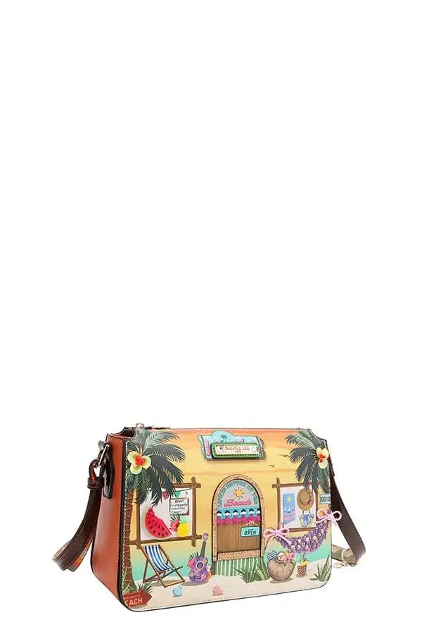 Nicole Lee USA Sun and Sand Crossbody Bag