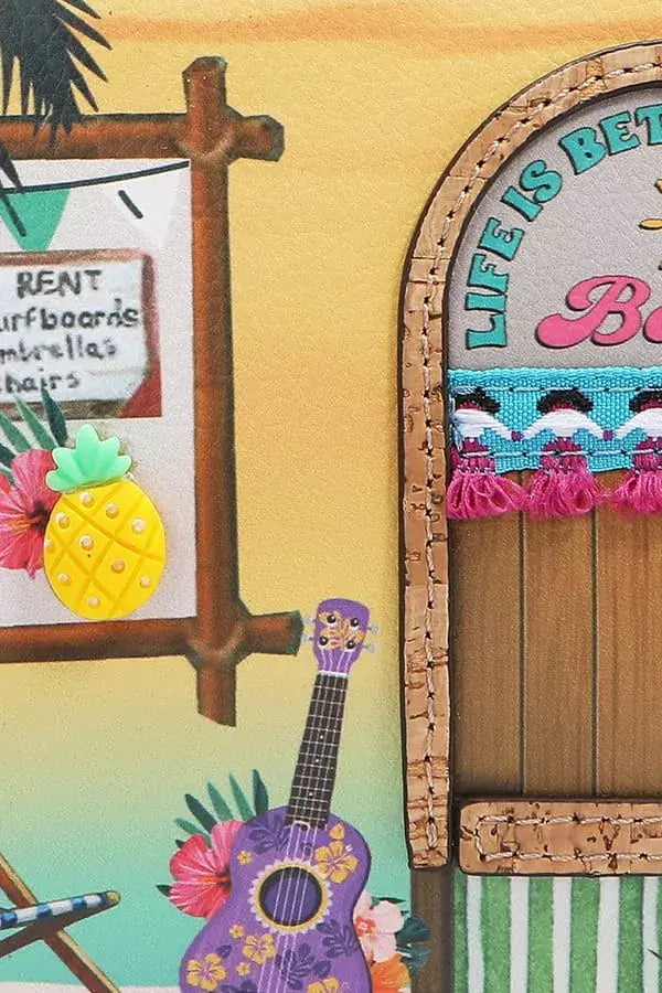 Nicole Lee USA Sun and Sand Crossbody Bag