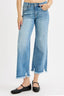 RISEN Full Size Mid Rise Crop Wide Leg Jeans Plus Size