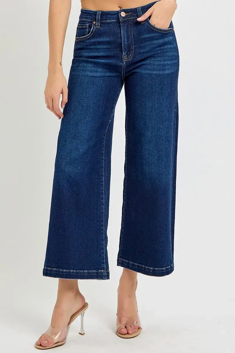 RISEN High Rise Crop Wide Jeans Hauptbild