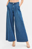 RISEN Mid Rise Fit Wide Leg Knit Denim Look Jeans