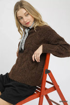 Umgee Cable Knit Cozy Sweater