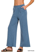 Zenana Cotton Slub Wide Leg Pants
