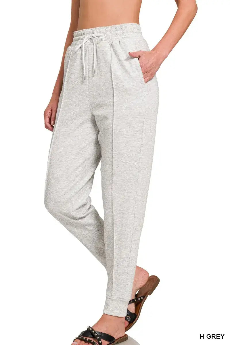 Zenana Drawstring Sweatpants with Pockets Image principale du produit