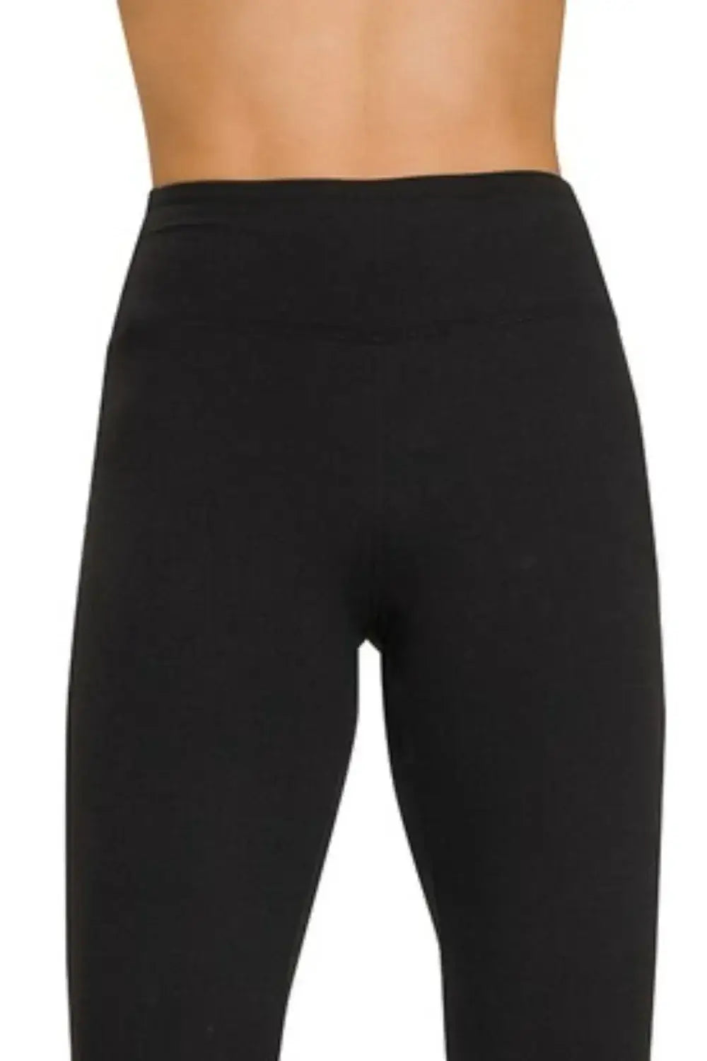 Zenana Microfiber Waistband Leggings